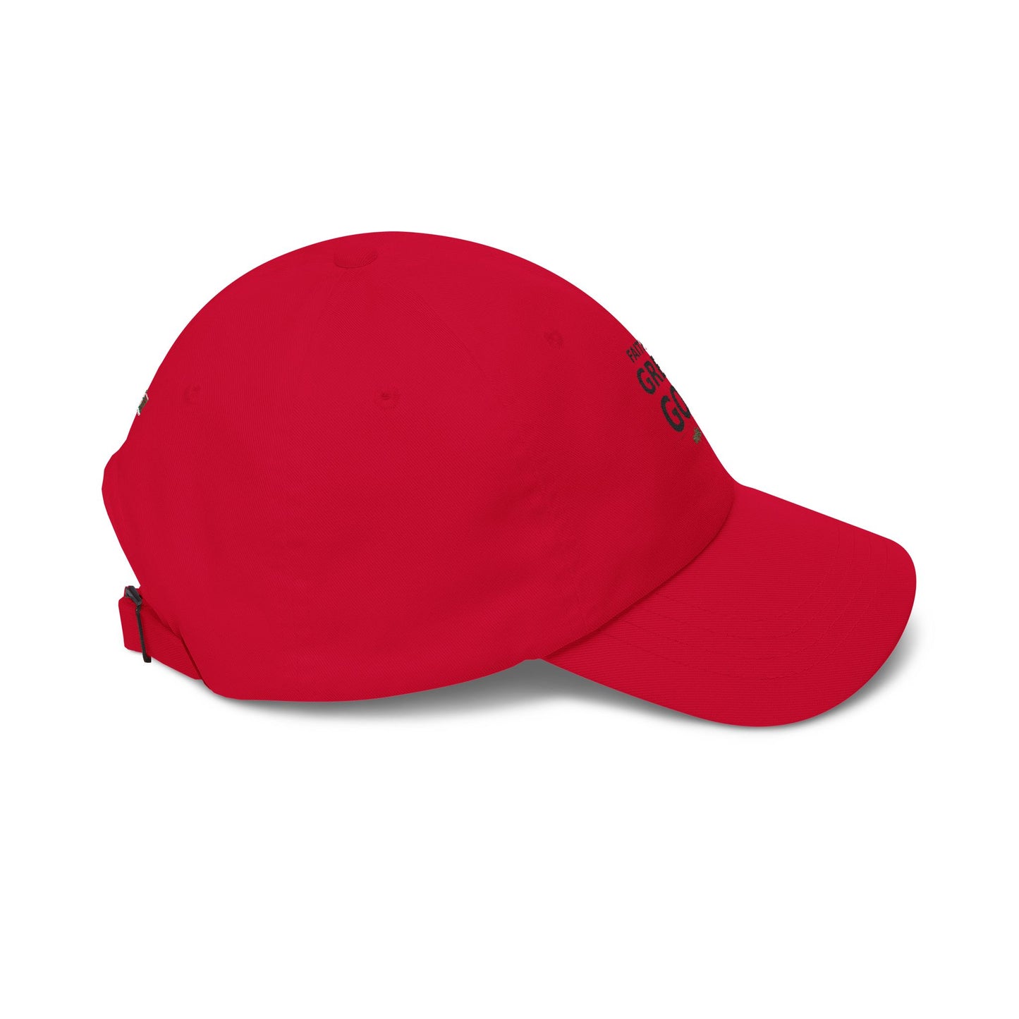 Manfully - Faith in a Great God Dad Cap | Embroidered Christian Hat
