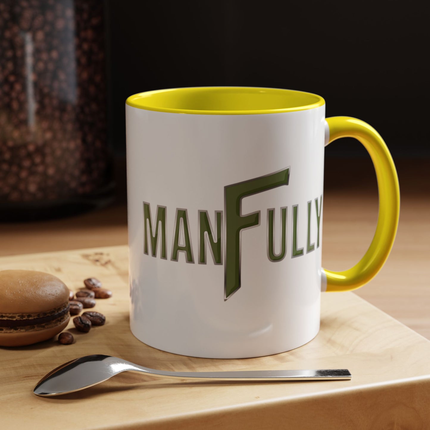 MANFULLY™ Everyday Ceramic Mug -Start Steady. Stay Focused.