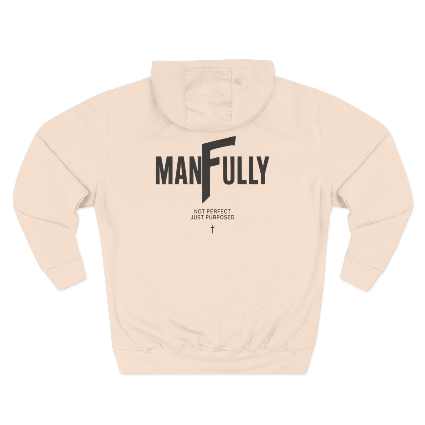My Grace Is Sufficient Light Variations " Christian Hoodie | Not Perfect Just Purposed Faith-Based Men's Sweatshirt | 2 Corinthians 12:9 Apparel