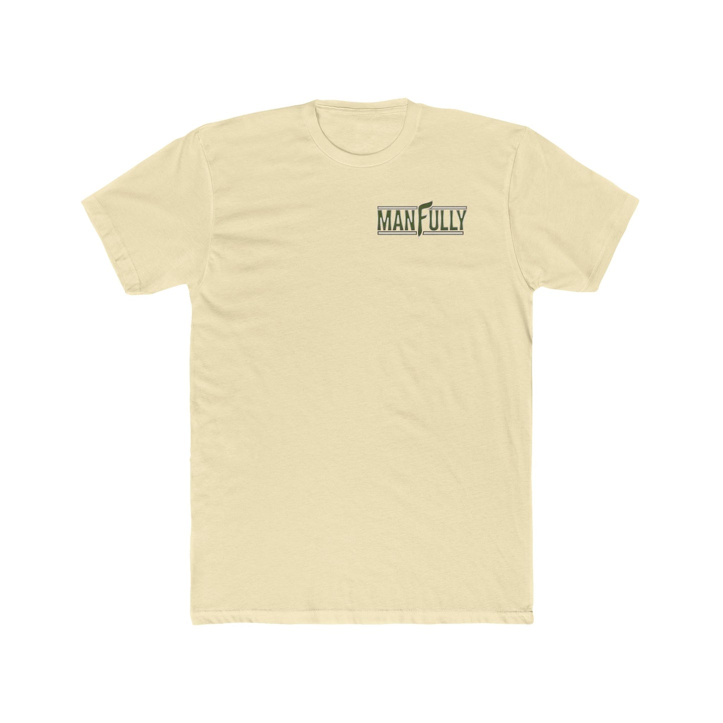 MANFULLY Logo Tee — Strength from above. Discipline within.