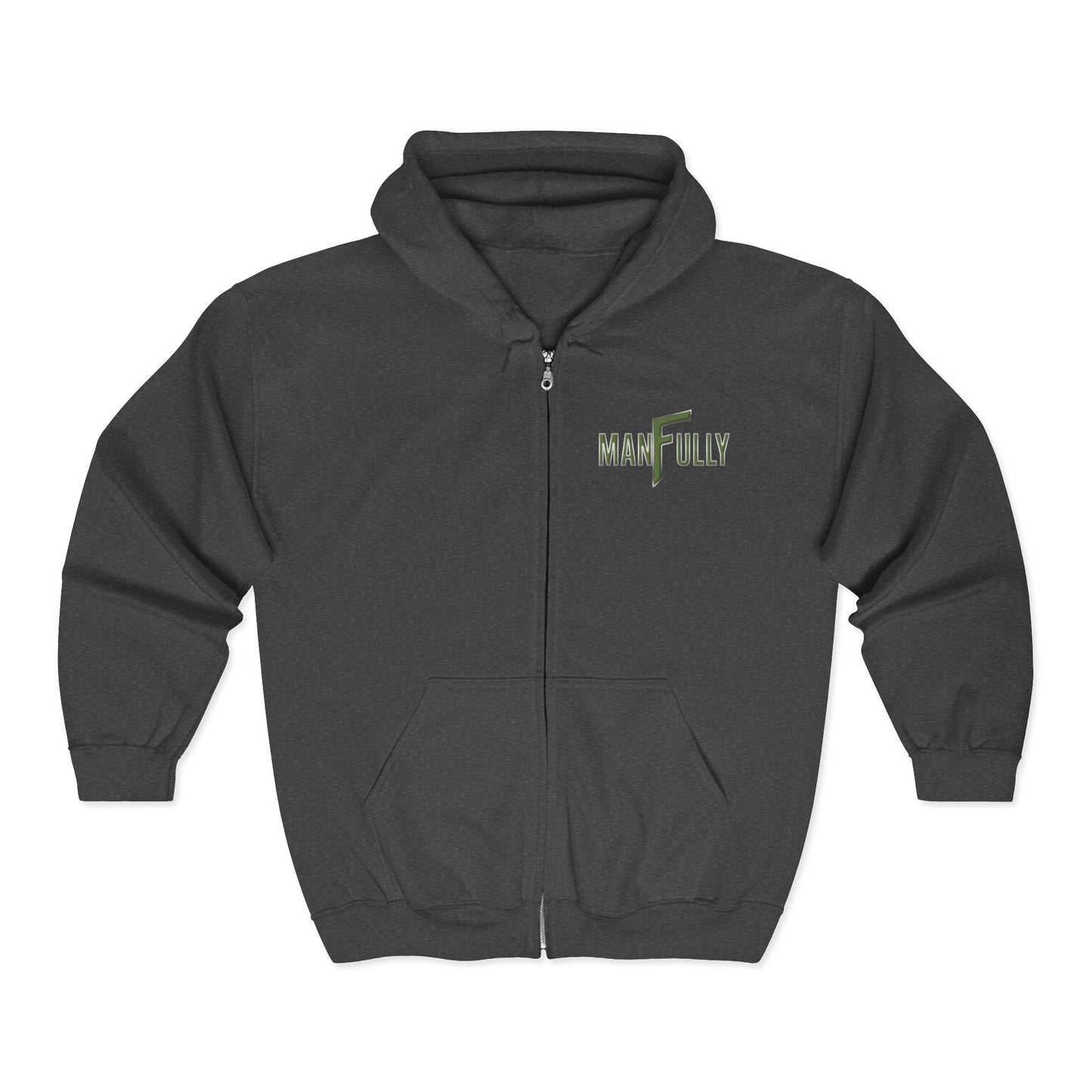 MANFULLY™ Essential Zip-Up Hoodie- Stay Comfortable. Stay Composed.
