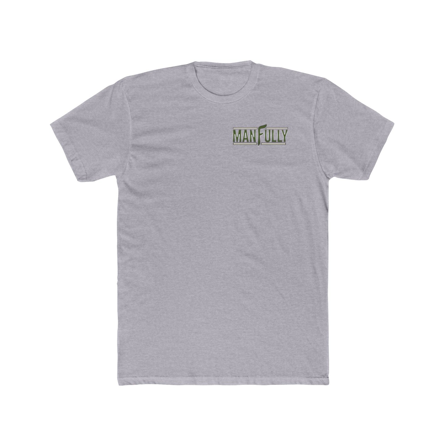 MANFULLY Logo Tee — Strength from above. Discipline within.