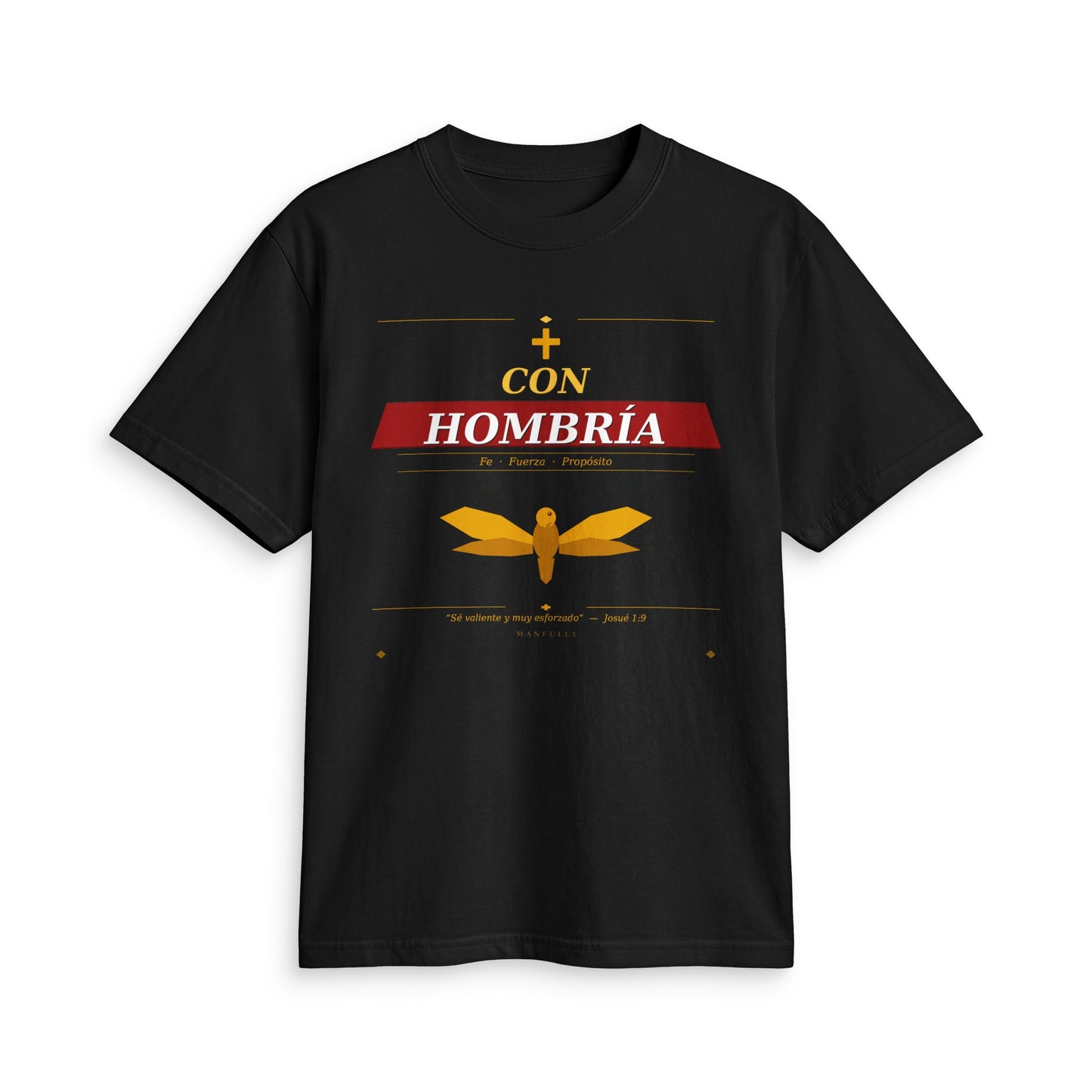 Camiseta Gráfica Con Hombría | Camiseta de Espíritu Masculino