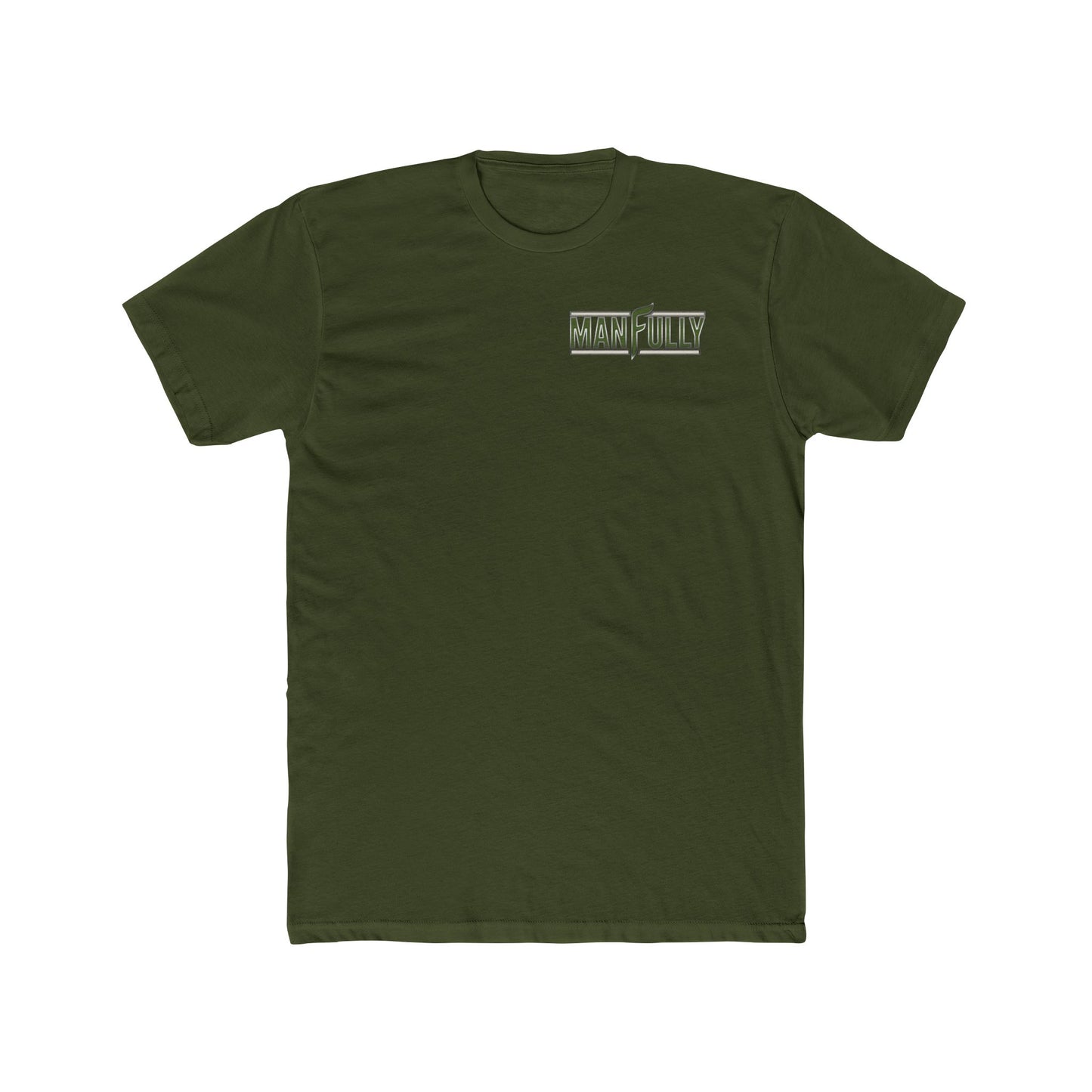 MANFULLY Logo Tee — Strength from above. Discipline within.
