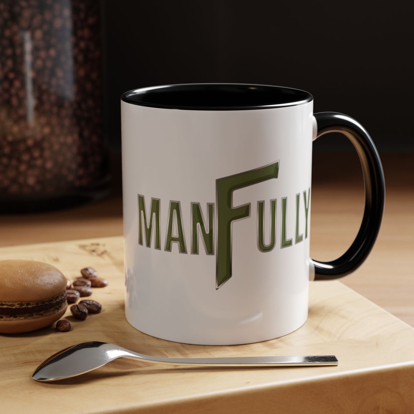 MANFULLY™ Everyday Ceramic Mug -Start Steady. Stay Focused.