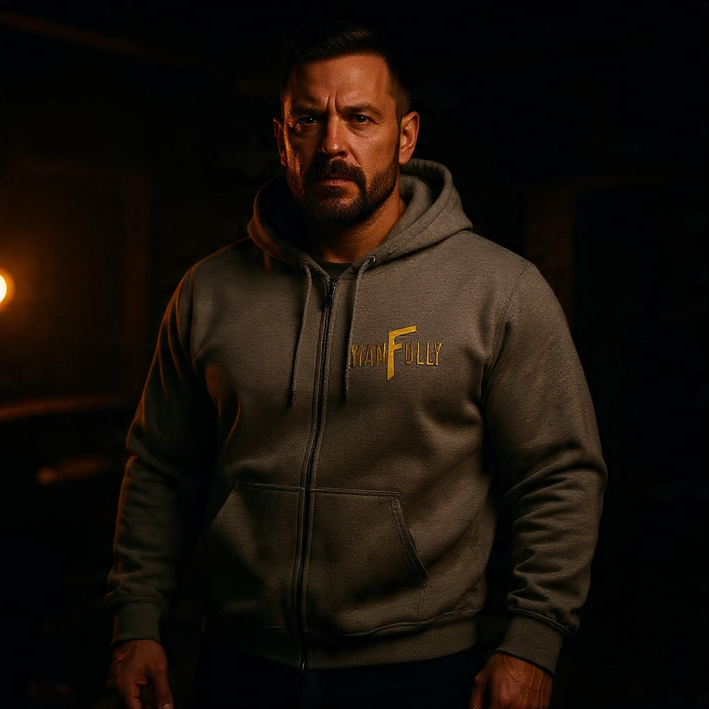 MANFULLY™ Essential Zip-Up Hoodie- Stay Comfortable. Stay Composed.