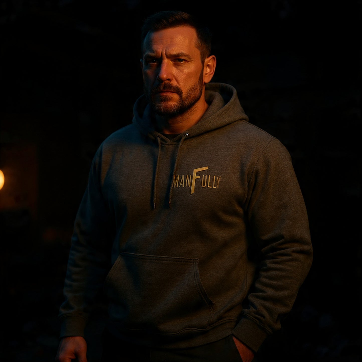 MANFULLY™ Essential Zip-Up Hoodie- Stay Comfortable. Stay Composed.