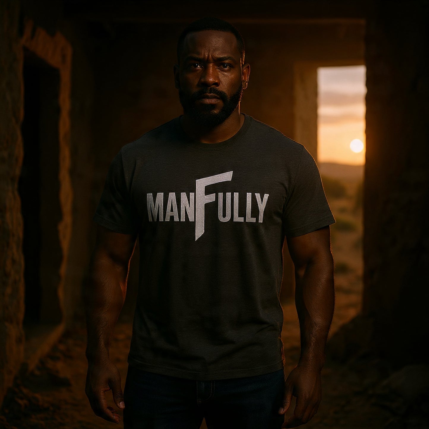 MANFULLY Essential Tee — Everyday Standard (Bella + Canvas 3001)