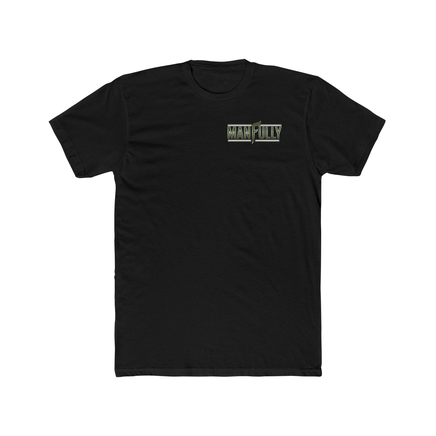 MANFULLY Logo Tee — Strength from above. Discipline within.