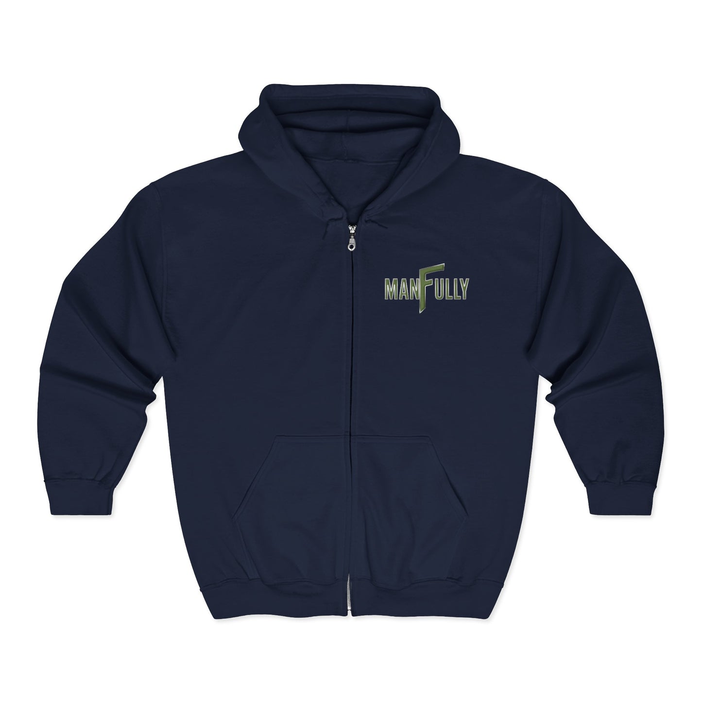 MANFULLY™ Essential Zip-Up Hoodie- Stay Comfortable. Stay Composed.