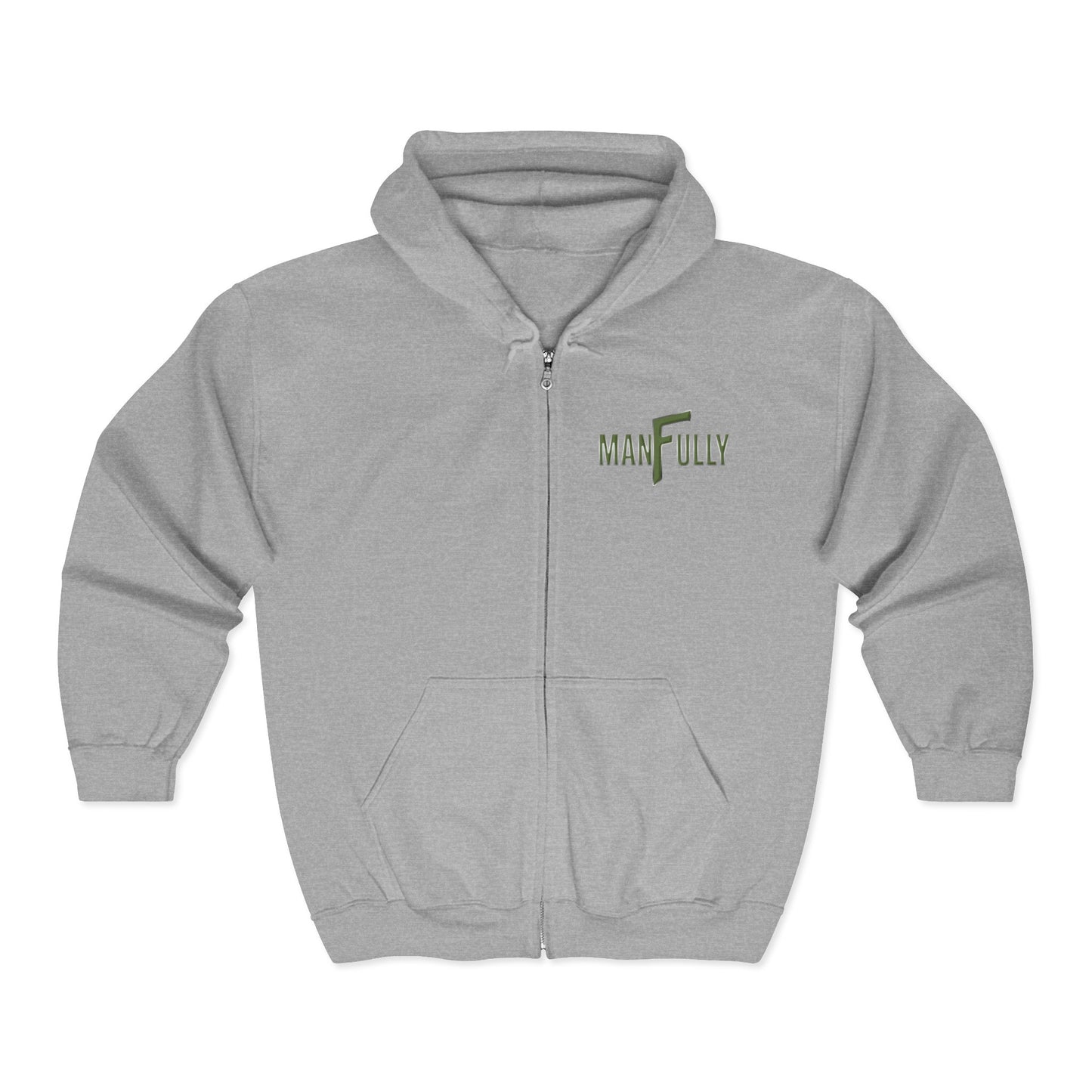 MANFULLY™ Essential Zip-Up Hoodie- Stay Comfortable. Stay Composed.