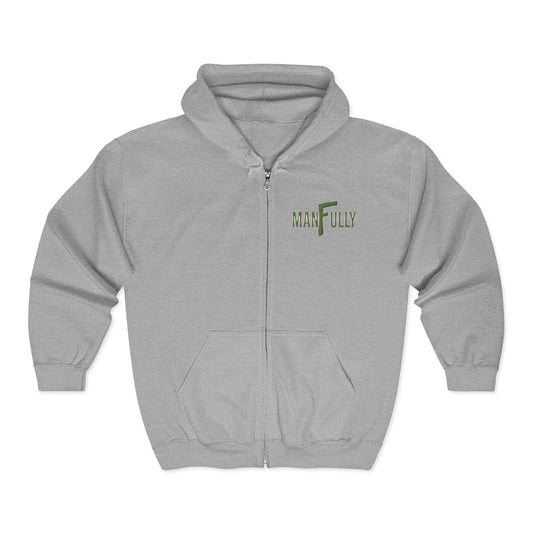 MANFULLY™ Essential Zip-Up Hoodie- Stay Comfortable. Stay Composed.