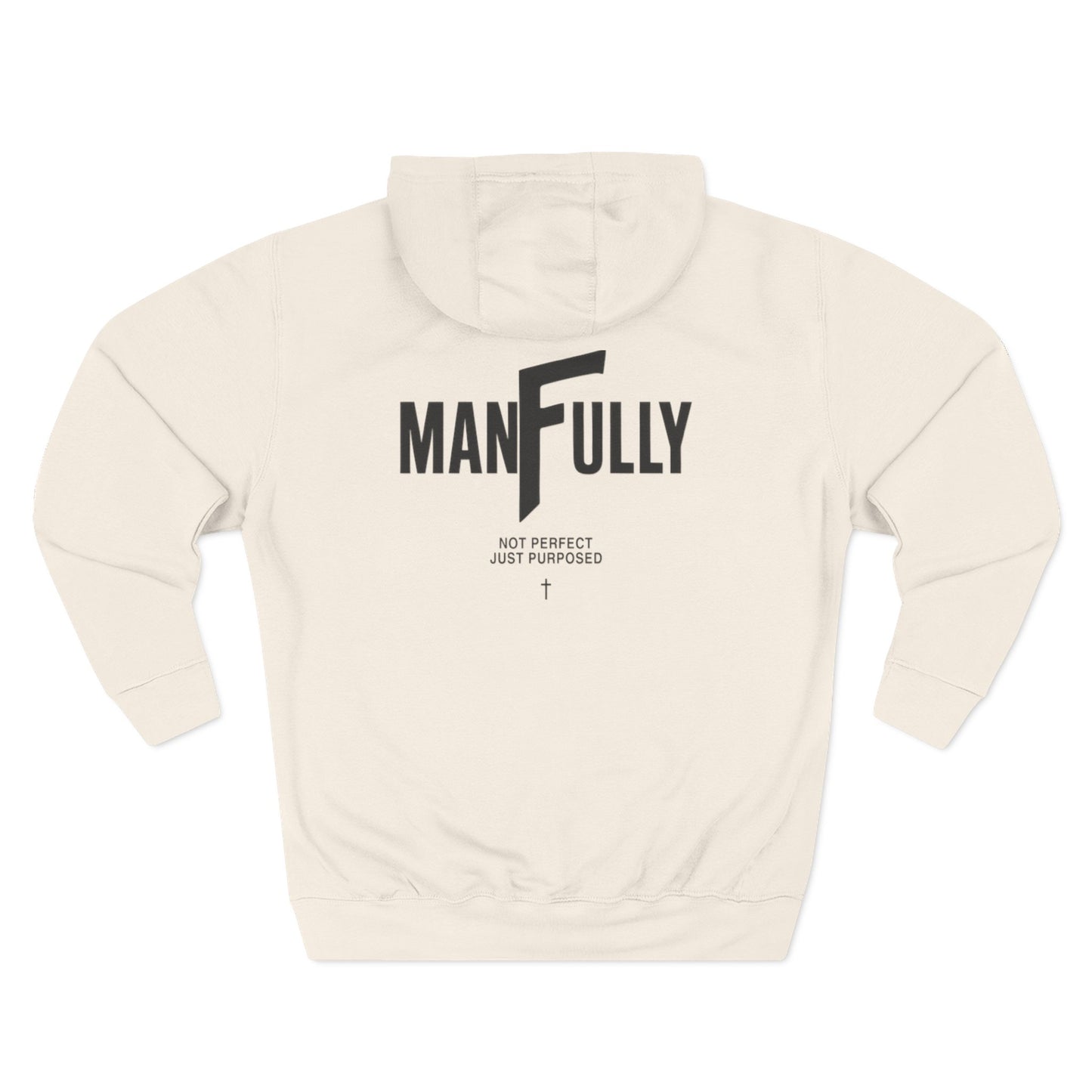 My Grace Is Sufficient Light Variations " Christian Hoodie | Not Perfect Just Purposed Faith-Based Men's Sweatshirt | 2 Corinthians 12:9 Apparel