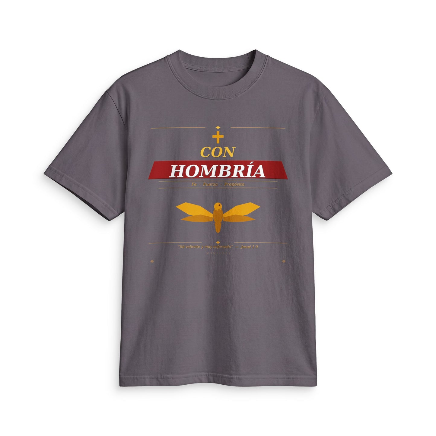 Camiseta Gráfica Con Hombría | Camiseta de Espíritu Masculino