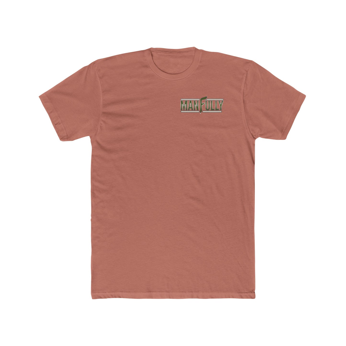 MANFULLY Logo Tee — Strength from above. Discipline within.