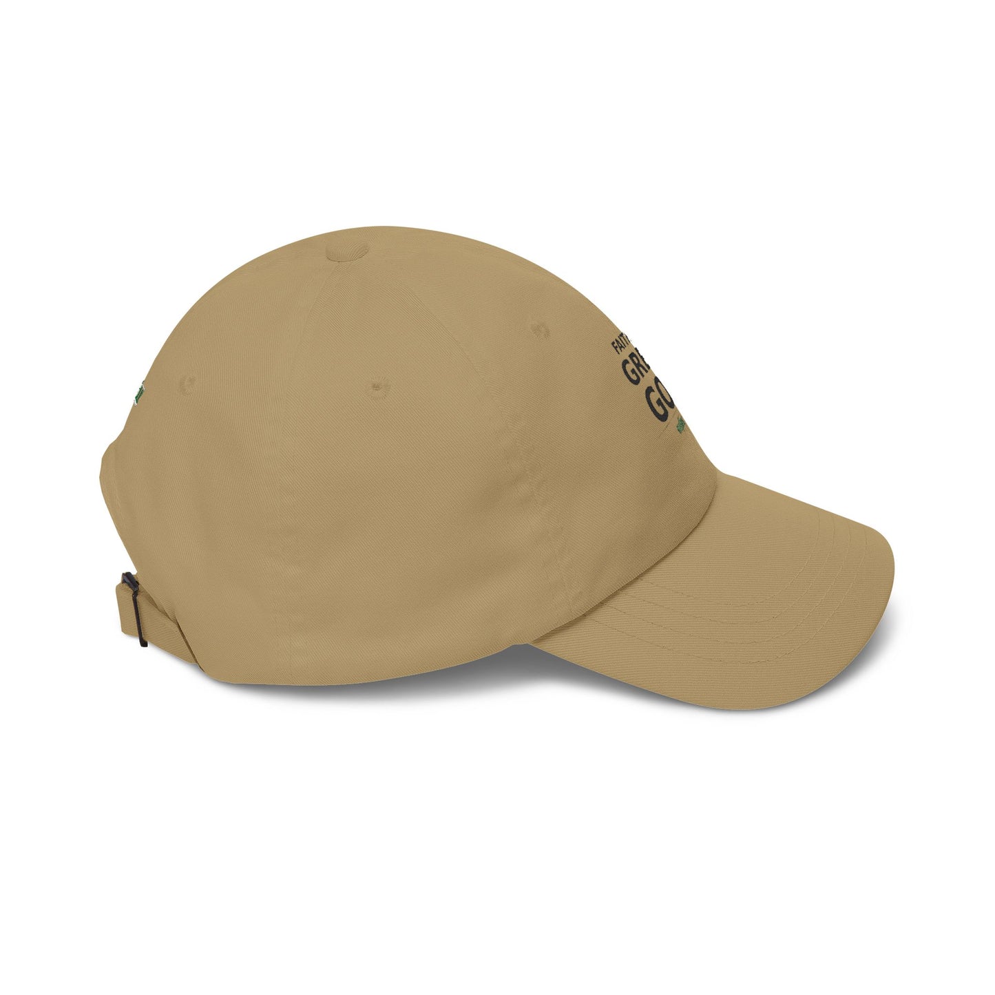 Manfully - Faith in a Great God Dad Cap | Embroidered Christian Hat