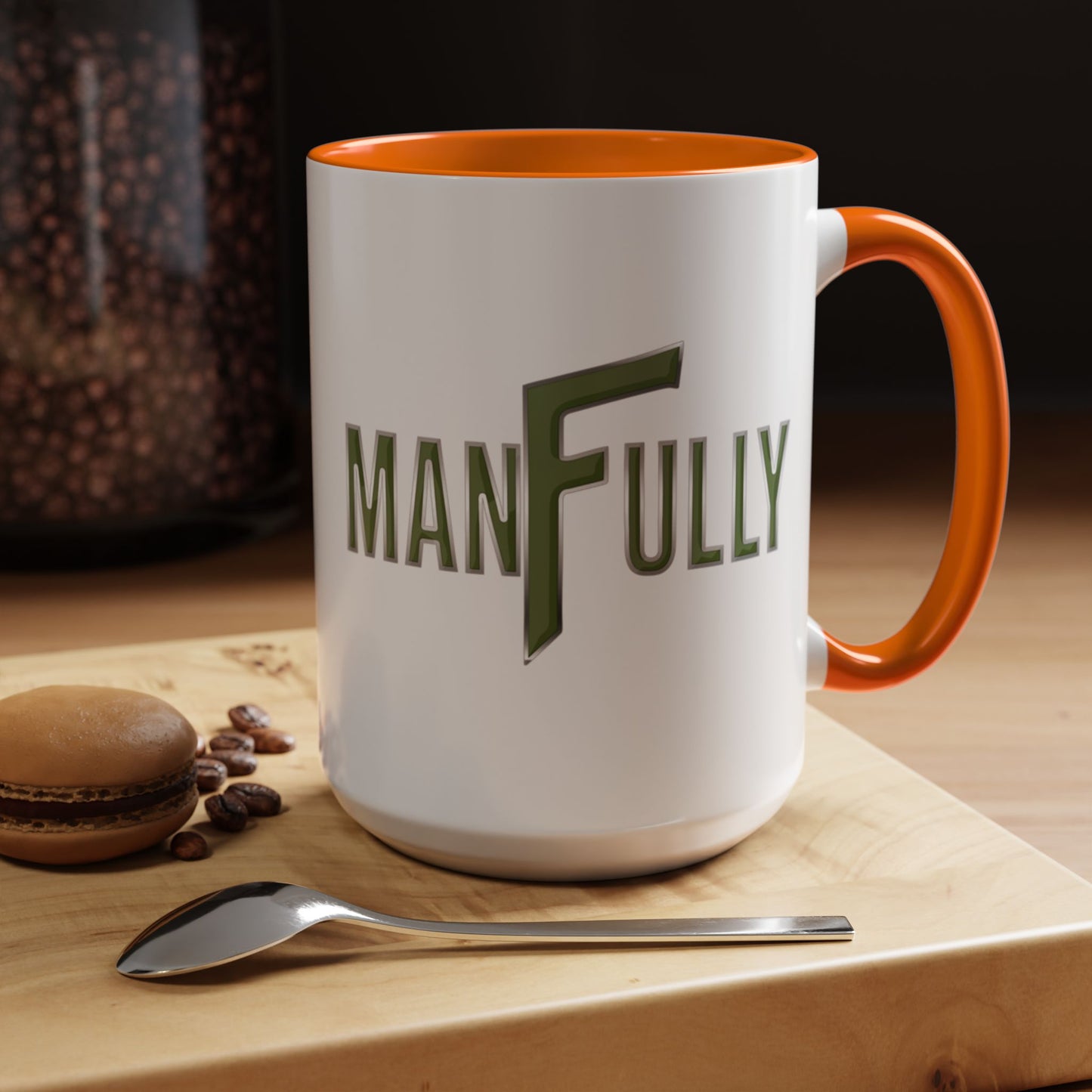 MANFULLY™ Everyday Ceramic Mug -Start Steady. Stay Focused.