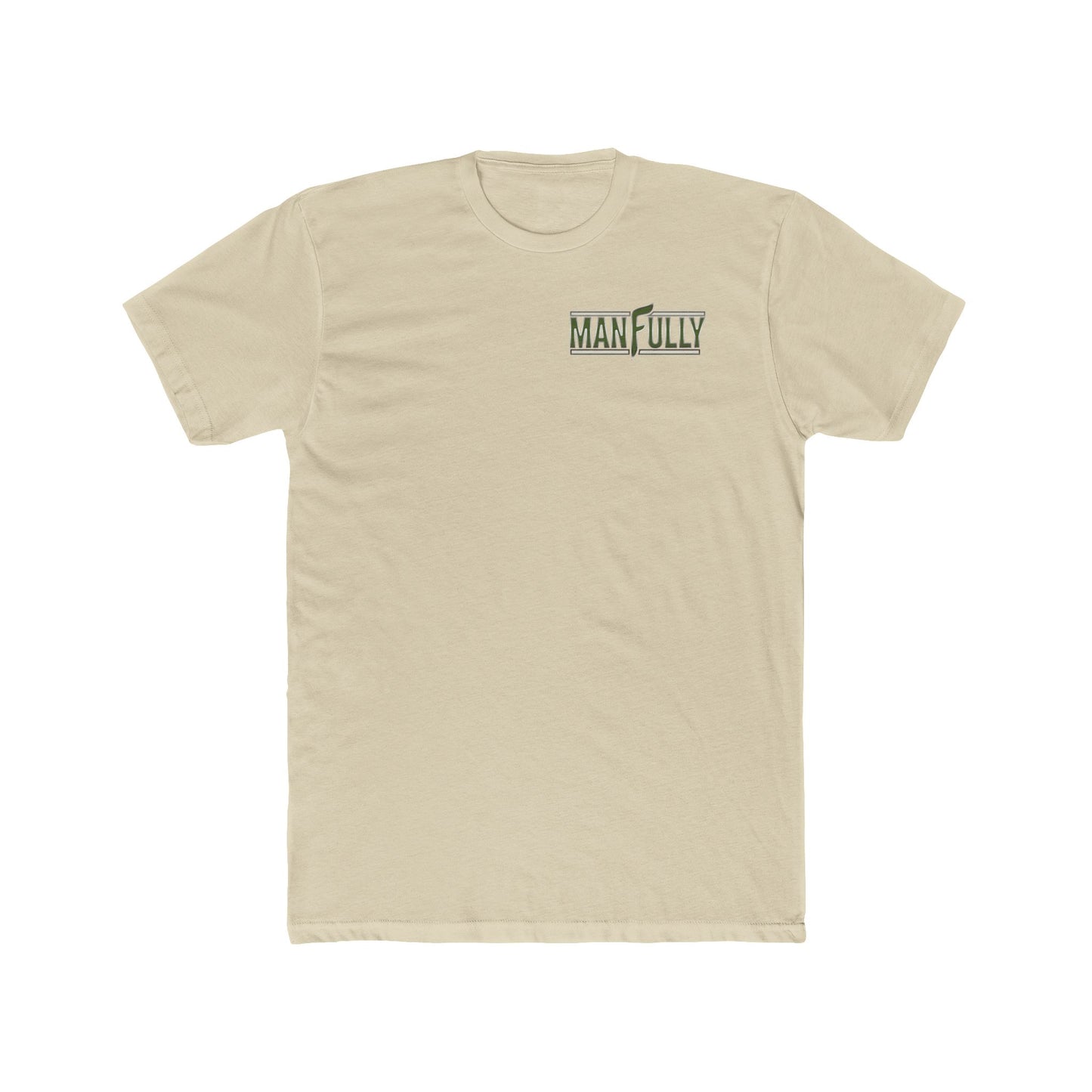 MANFULLY Logo Tee — Strength from above. Discipline within.