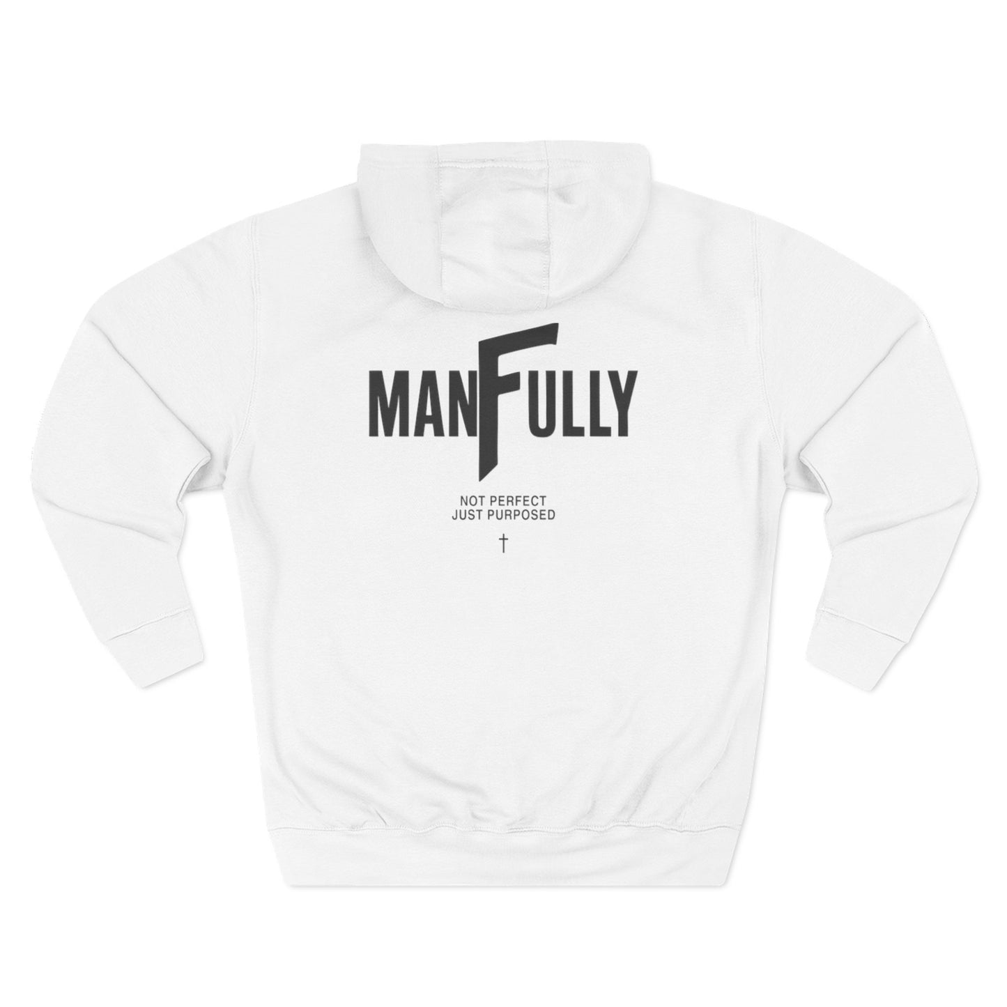 My Grace Is Sufficient Light Variations " Christian Hoodie | Not Perfect Just Purposed Faith-Based Men's Sweatshirt | 2 Corinthians 12:9 Apparel